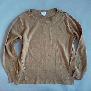 Sigrid Olsen Linen Blend Lightweight Sweater Top Women’s Size Medium